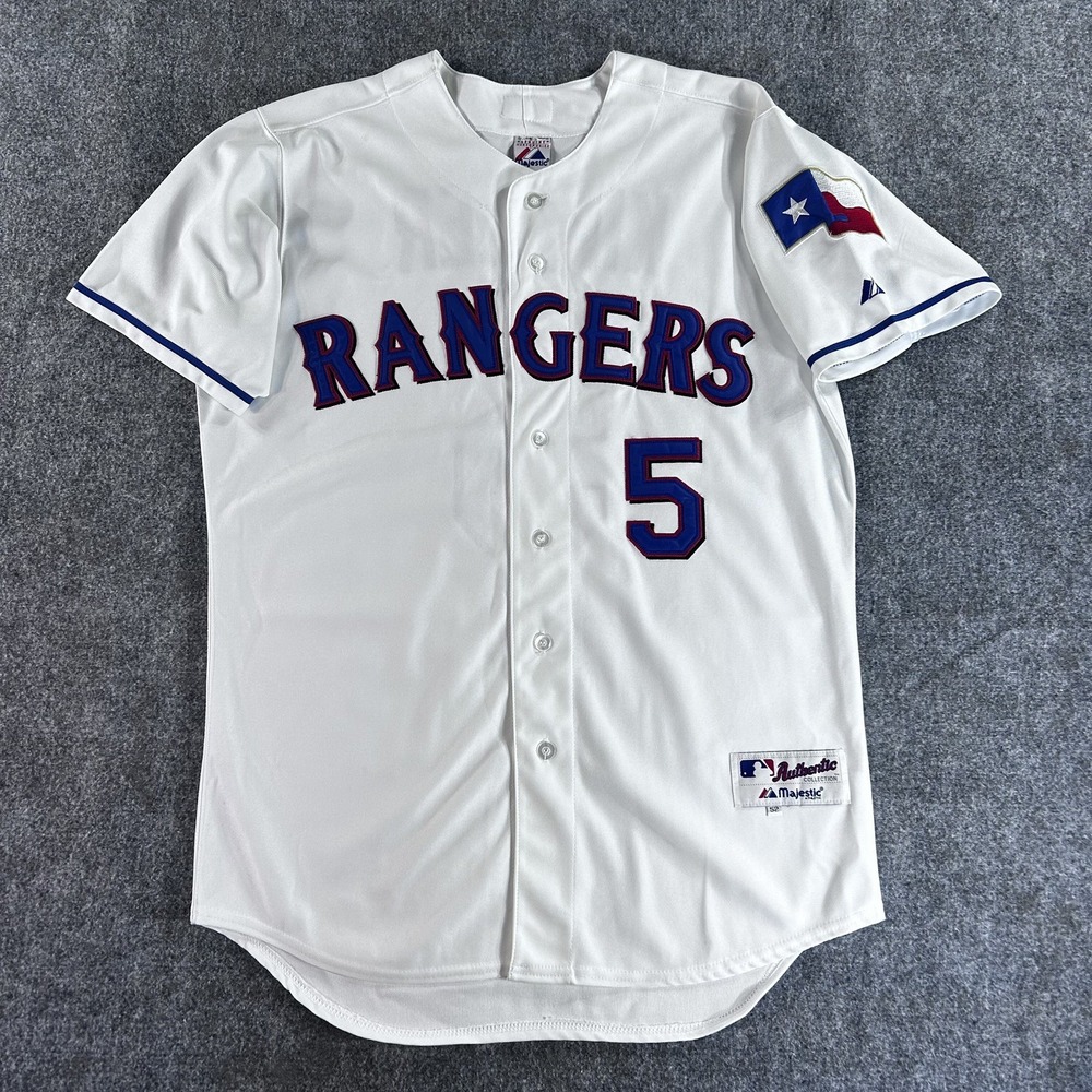 Texas Rangers Ian Kinsler Authentic majestic Jersey Men's Size 52 White MLB